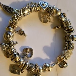 5 14k spacers 22 14kand S925 pandora charms